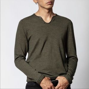 Zadig & Voltaire Mens Monastir Sweater XL Marino